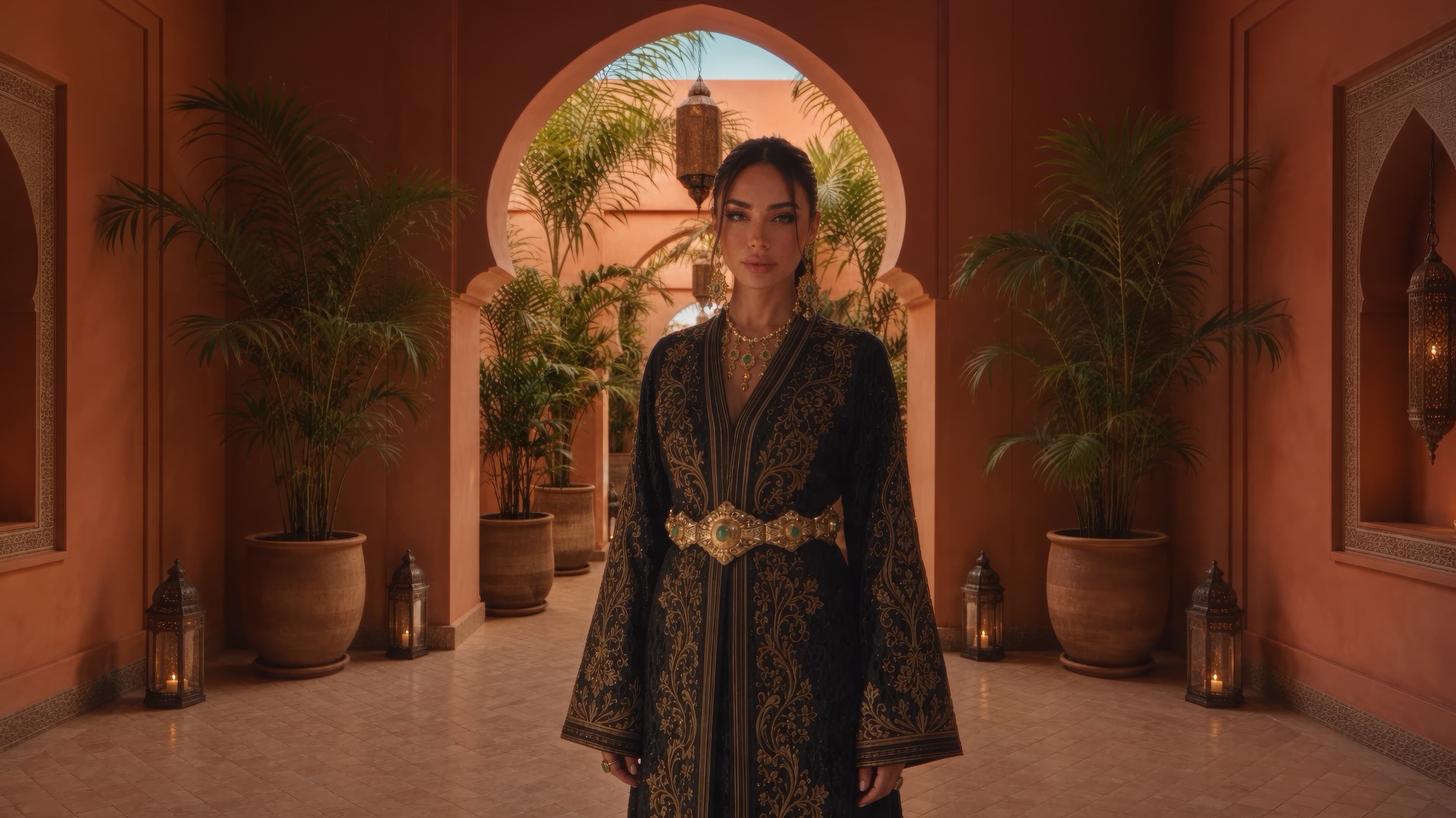 Caftan marocain et joaillerie